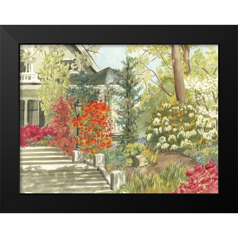 Custom Plein Air Garden I (ASH) Black Modern Wood Framed Art Print by Miller, Dianne