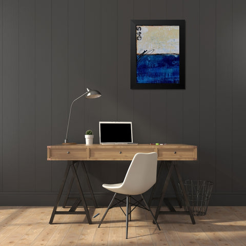 Beach 45 I Black Modern Wood Framed Art Print by Ashley, Erin