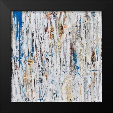 Back Street Black Modern Wood Framed Art Print by Ashley, Erin