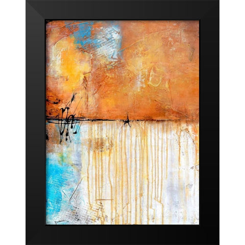 November Rain I Black Modern Wood Framed Art Print by Ashley, Erin