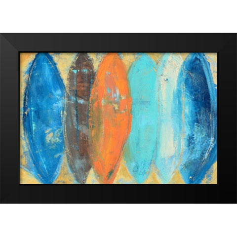 Navaho Summer Black Modern Wood Framed Art Print by Ashley, Erin