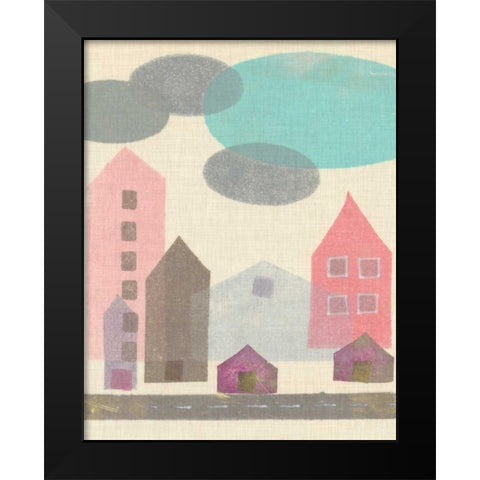 Abode I Black Modern Wood Framed Art Print by Galapon, Nikki