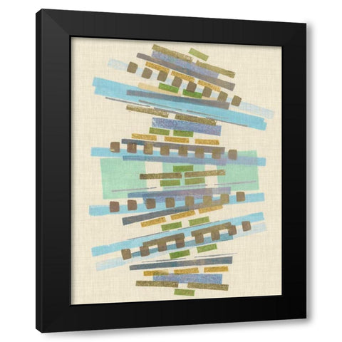 Balancing IV Black Modern Wood Framed Art Print by Galapon, Nikki