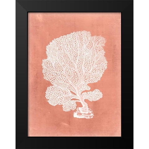 Sealife on Coral VIII Black Modern Wood Framed Art Print by Vision Studio