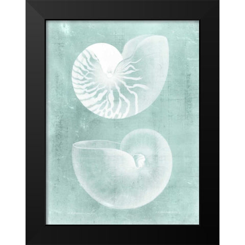 Nautilus on Spa I Black Modern Wood Framed Art Print by Vision Studio