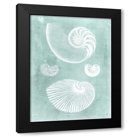 Nautilus on Spa II Black Modern Wood Framed Art Print by Vision Studio