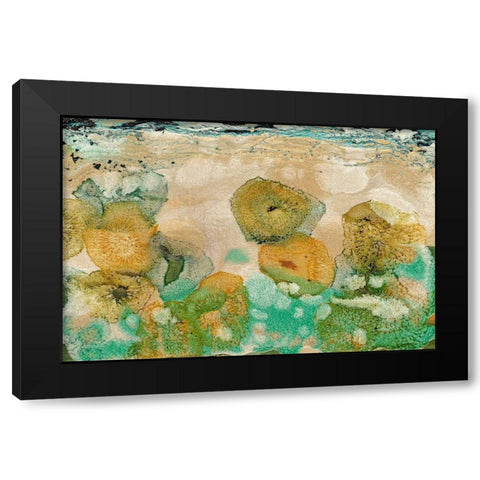 Beneath the Waves I Black Modern Wood Framed Art Print by Ludwig, Alicia