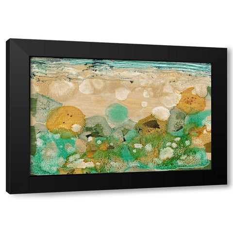 Beneath the Waves II Black Modern Wood Framed Art Print by Ludwig, Alicia