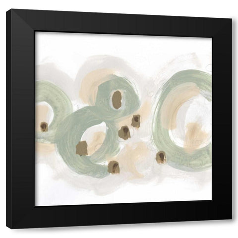 Intangible I Black Modern Wood Framed Art Print by Vess, June Erica