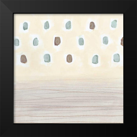 Intangible III Black Modern Wood Framed Art Print by Vess, June Erica