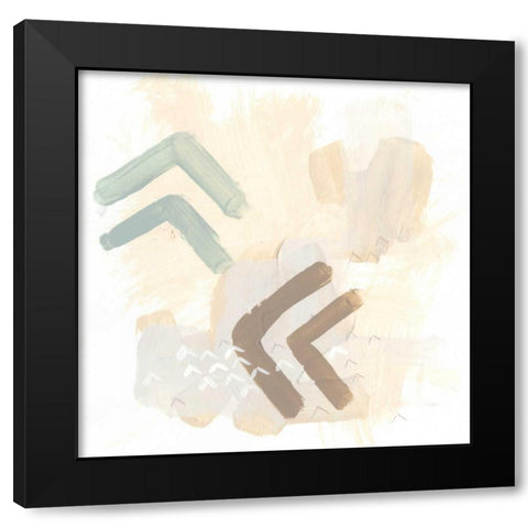 Intangible IX Black Modern Wood Framed Art Print with Double Matting by Vess, June Erica