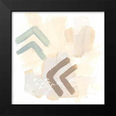 Intangible IX Black Modern Wood Framed Art Print by Vess, June Erica