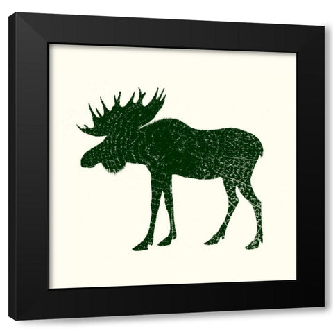 Timber Animals VI Black Modern Wood Framed Art Print by Hambly, Anna