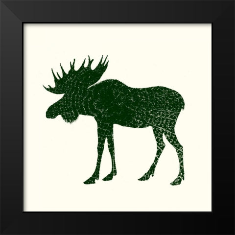Timber Animals VI Black Modern Wood Framed Art Print by Hambly, Anna