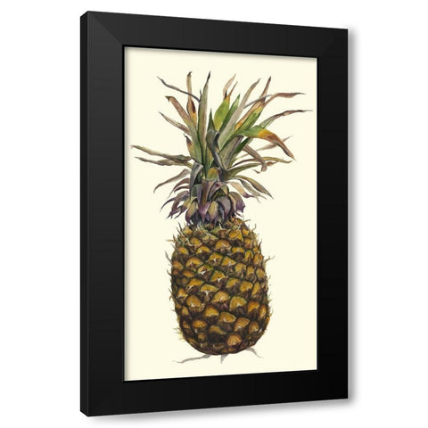 Pineapple Study I (ASH) Black Modern Wood Framed Art Print with Double Matting by Willett, Michael