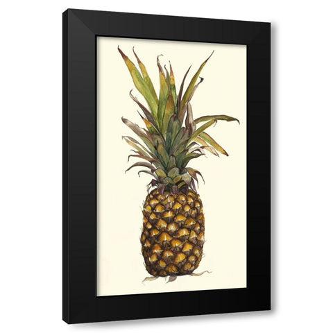 Pineapple Study II (ASH) Black Modern Wood Framed Art Print with Double Matting by Willett, Michael