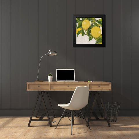 Bright Citrus IV (ASH) Black Modern Wood Framed Art Print by McCavitt, Naomi