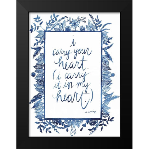 Love Quote III Black Modern Wood Framed Art Print by Popp, Grace