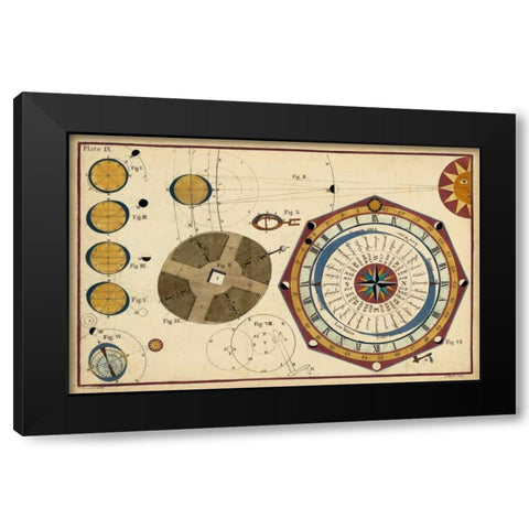 Tides as the Earth Turns Black Modern Wood Framed Art Print by Ferguson, James