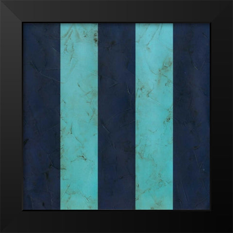 Seaside Signals IV Black Modern Wood Framed Art Print by Vess, June Erica