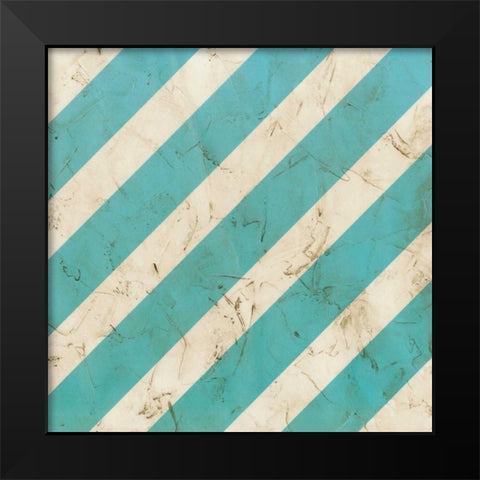 Seaside Signals V Black Modern Wood Framed Art Print by Vess, June Erica