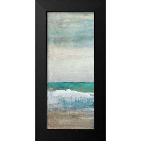 Inviting I Black Modern Wood Framed Art Print by Bramma, Lila