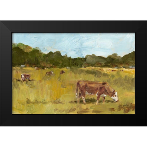 Rural View I Black Modern Wood Framed Art Print by Harper, Ethan