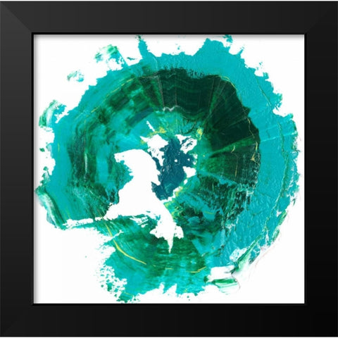 Geode Abstract I Black Modern Wood Framed Art Print by Harper, Ethan