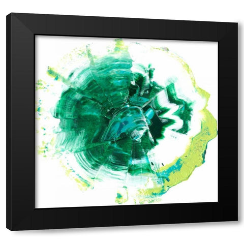 Geode Abstract III Black Modern Wood Framed Art Print with Double Matting by Harper, Ethan