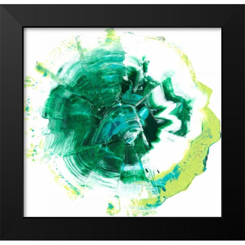 Geode Abstract III Black Modern Wood Framed Art Print by Harper, Ethan