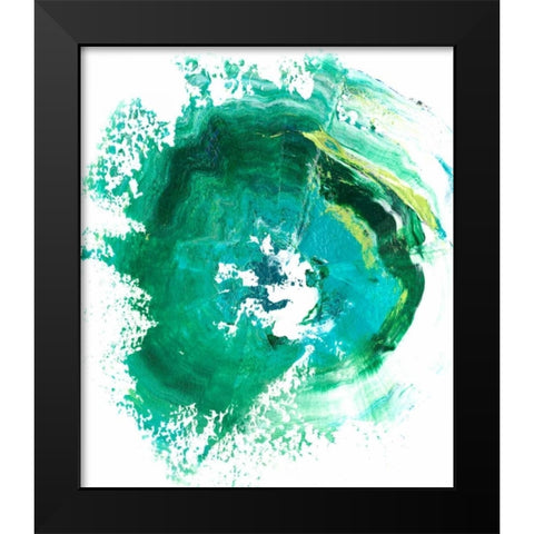 Geode Abstract IV Black Modern Wood Framed Art Print by Harper, Ethan
