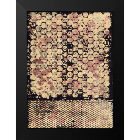 Speckled Matter I Black Modern Wood Framed Art Print by Guthrie, Jenna