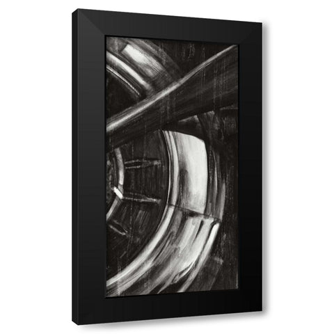 Vintage Propeller III Black Modern Wood Framed Art Print with Double Matting by Harper, Ethan