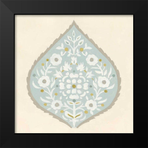 Floralia III Black Modern Wood Framed Art Print by Vess, June Erica