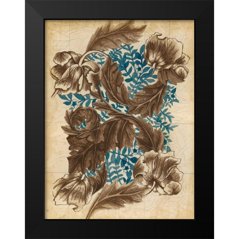 Wallpaper Study II Black Modern Wood Framed Art Print by McCavitt, Naomi