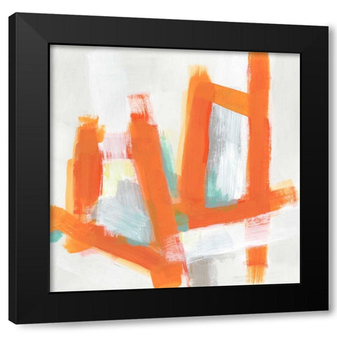 Reverb II Black Modern Wood Framed Art Print with Double Matting by Vess, June Erica