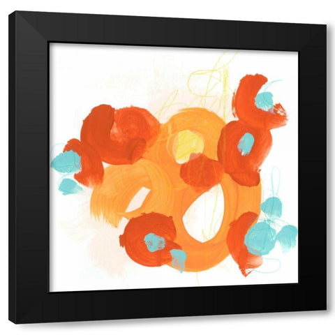 Bright Idea I Black Modern Wood Framed Art Print with Double Matting by Vess, June Erica