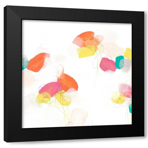 Salon Moderne II Black Modern Wood Framed Art Print with Double Matting by Vess, June Erica