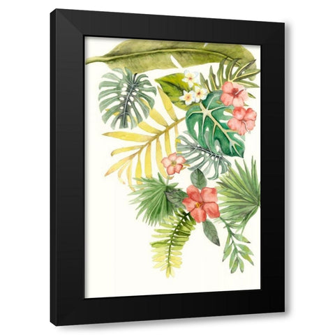 Soft Tropics I Black Modern Wood Framed Art Print by McCavitt, Naomi