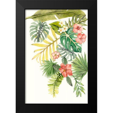 Soft Tropics I Black Modern Wood Framed Art Print by McCavitt, Naomi