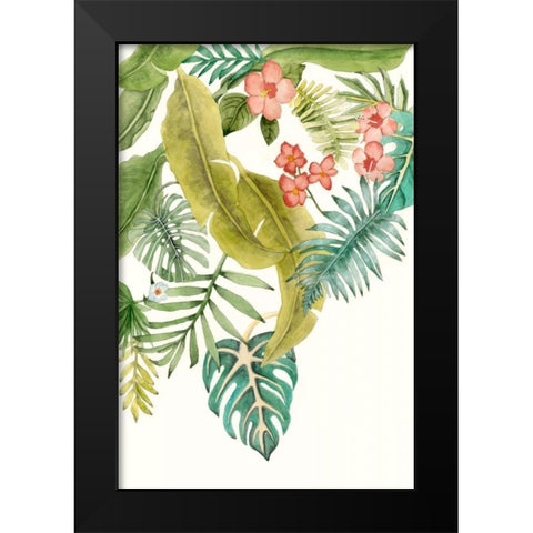 Soft Tropics II Black Modern Wood Framed Art Print by McCavitt, Naomi