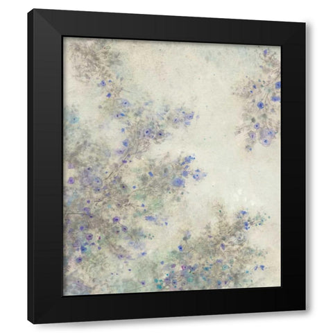 Twig Blossoms I Black Modern Wood Framed Art Print by OToole, Tim