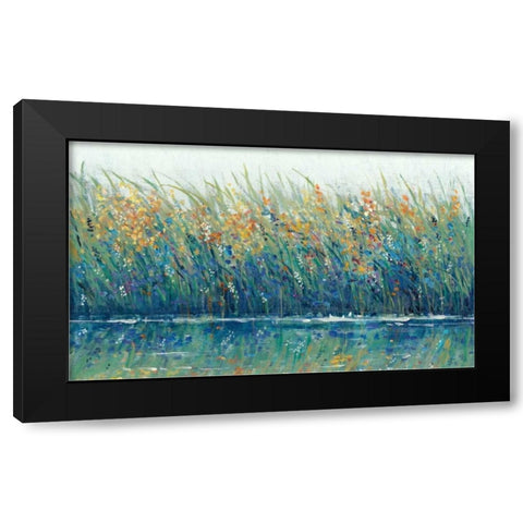 Wildflower Reflection II Black Modern Wood Framed Art Print by OToole, Tim