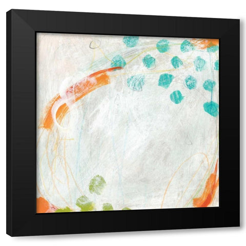 Strategy I Black Modern Wood Framed Art Print by Vess, June Erica