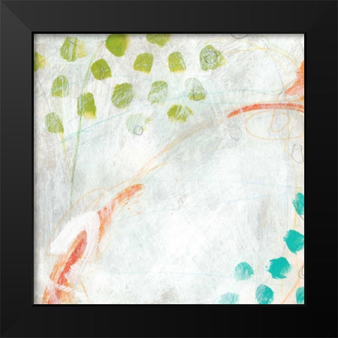 Strategy II Black Modern Wood Framed Art Print by Vess, June Erica