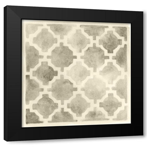 Neutral Impressions II Black Modern Wood Framed Art Print with Double Matting by Vess, June Erica