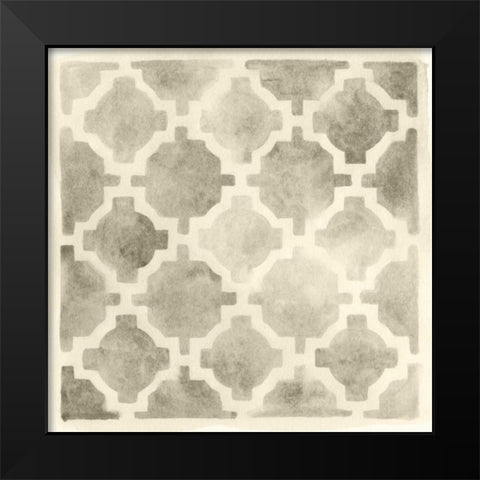 Neutral Impressions II Black Modern Wood Framed Art Print by Vess, June Erica