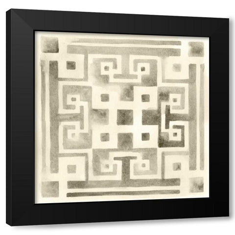 Neutral Impressions IV Black Modern Wood Framed Art Print with Double Matting by Vess, June Erica