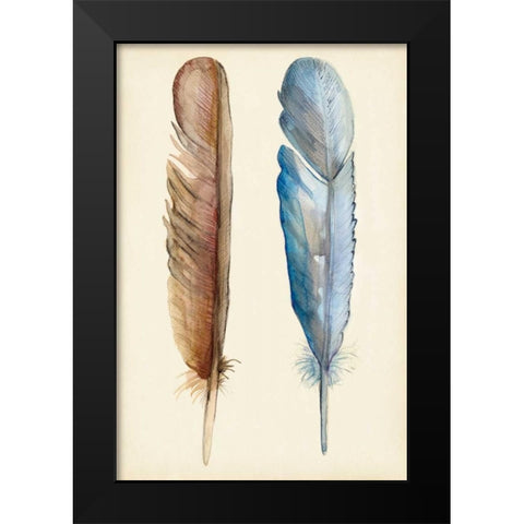 Plumage I Black Modern Wood Framed Art Print by Ludwig, Alicia