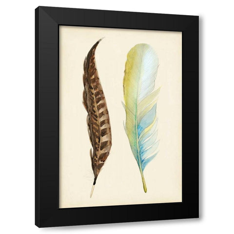 Plumage II Black Modern Wood Framed Art Print by Ludwig, Alicia